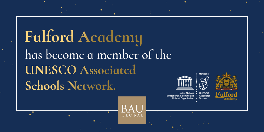 Fulford Academy named a Member School of UNESCO Associated Schools Network (ASPnet) in Canada